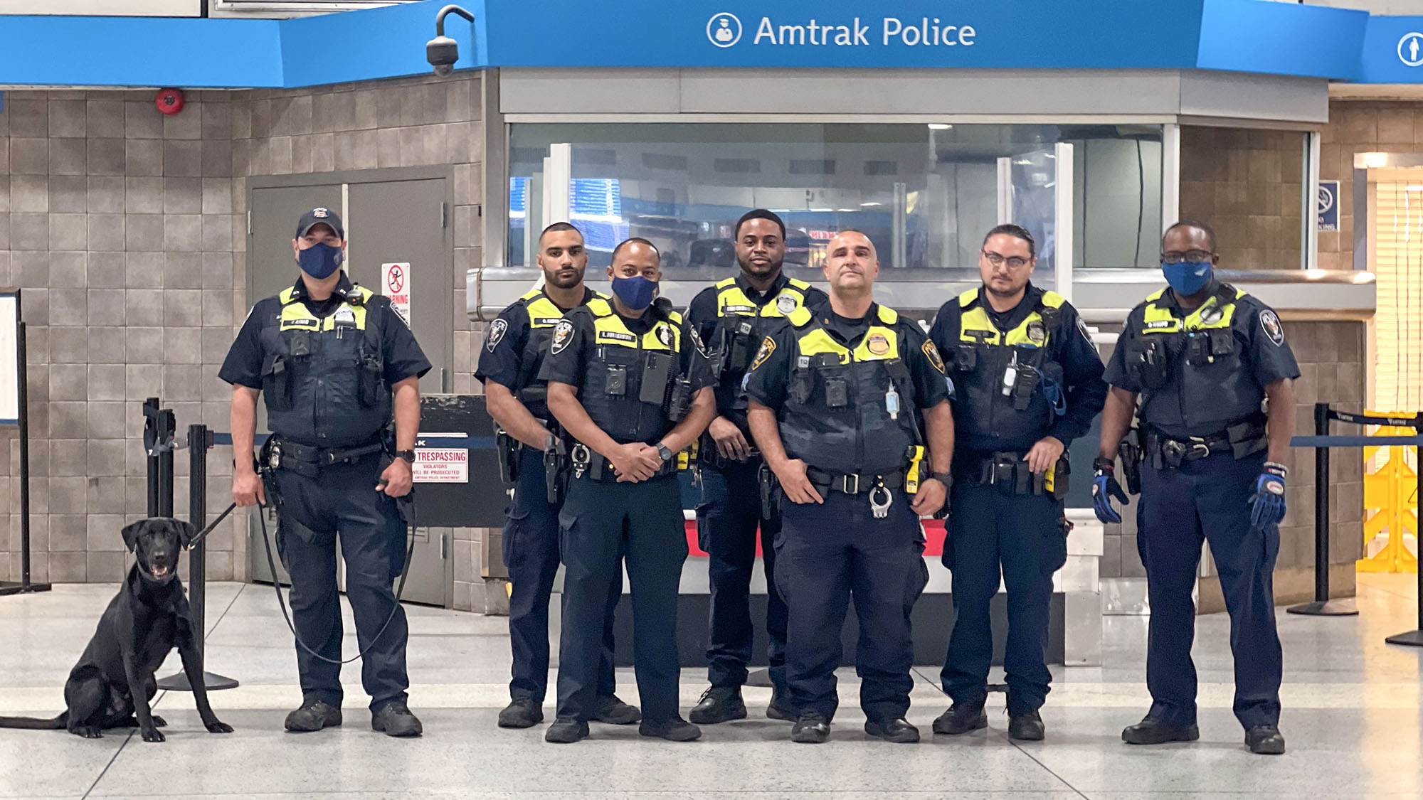 APD Officers at New York - Penn Station